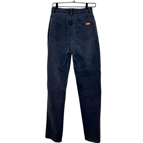 St. John Women’s Signature High Rise Straight Leg Jeans Faded Black Size 10 - Picture 2 of 7